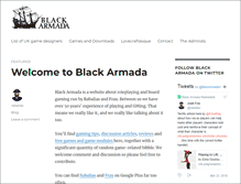 Tablet Screenshot of blackarmada.com